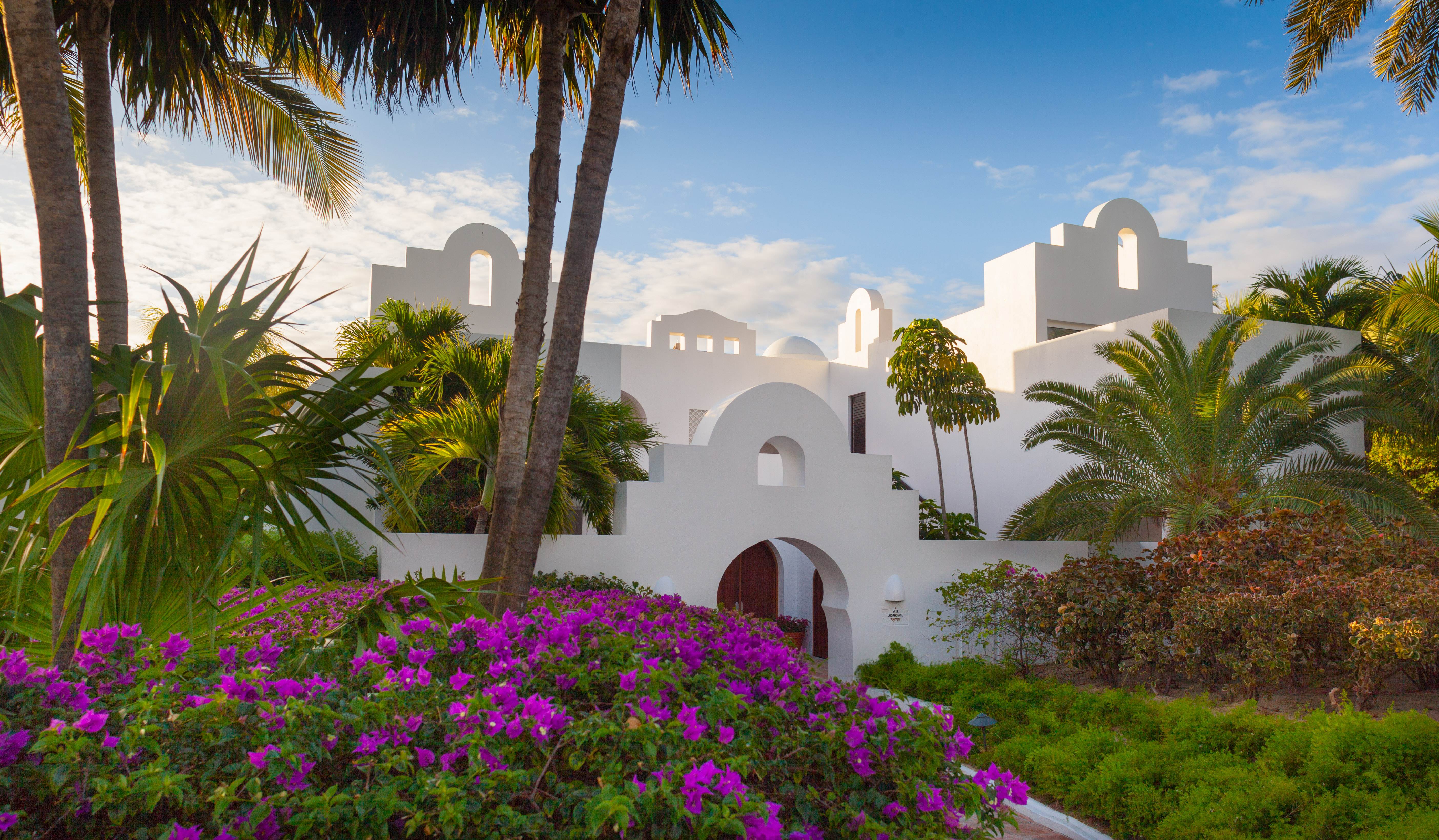 Exterior of Villas and Flora